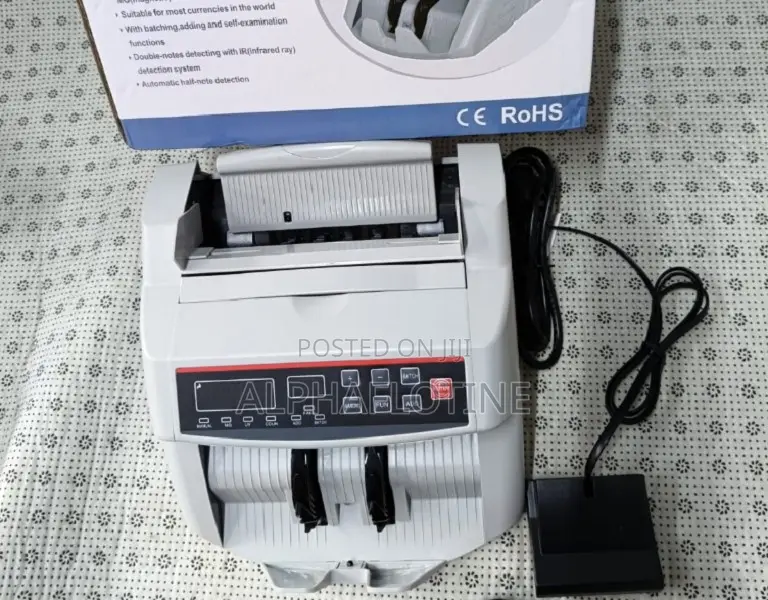 Automatic Money Counting Machine With Counterfeit Detection