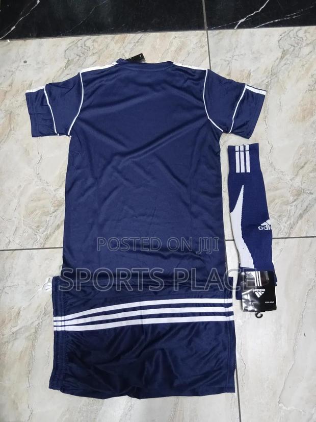 Kids Plain Team Uniforms With Socks - main view