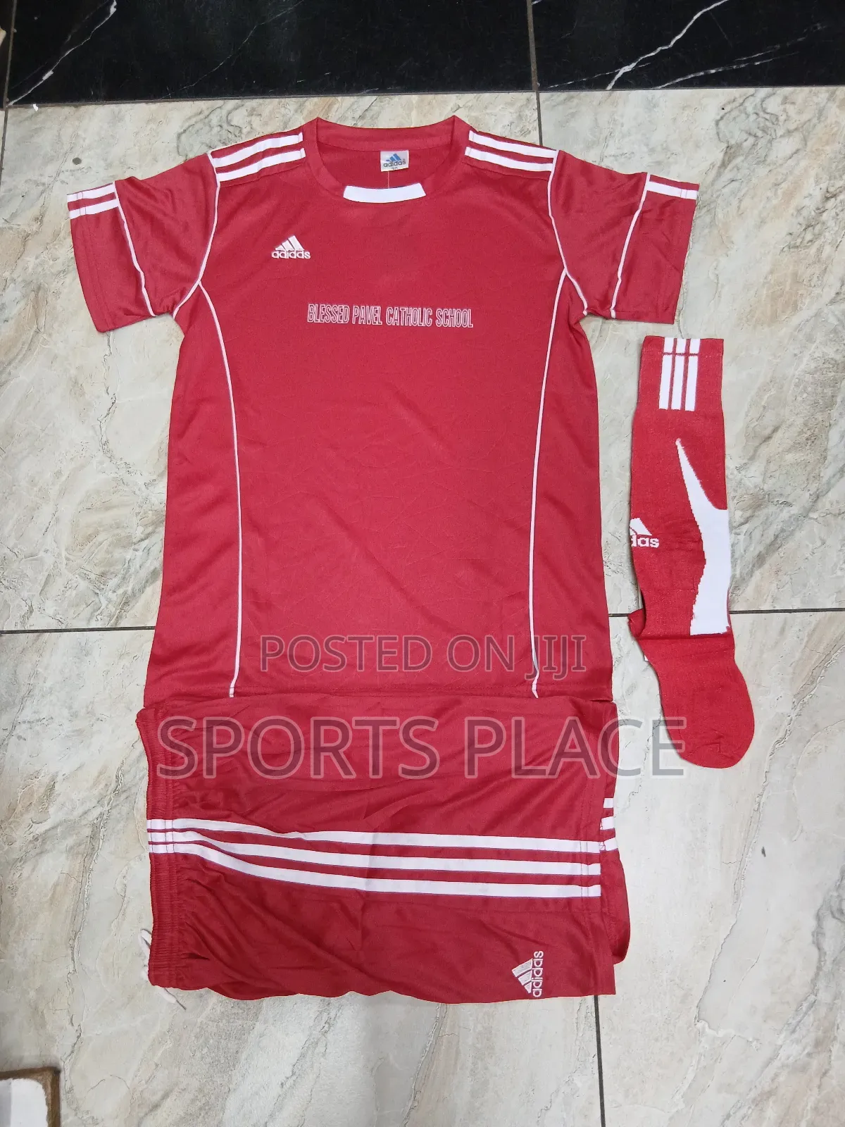 Plain Football Kids Uniform Comes With Matching Socks