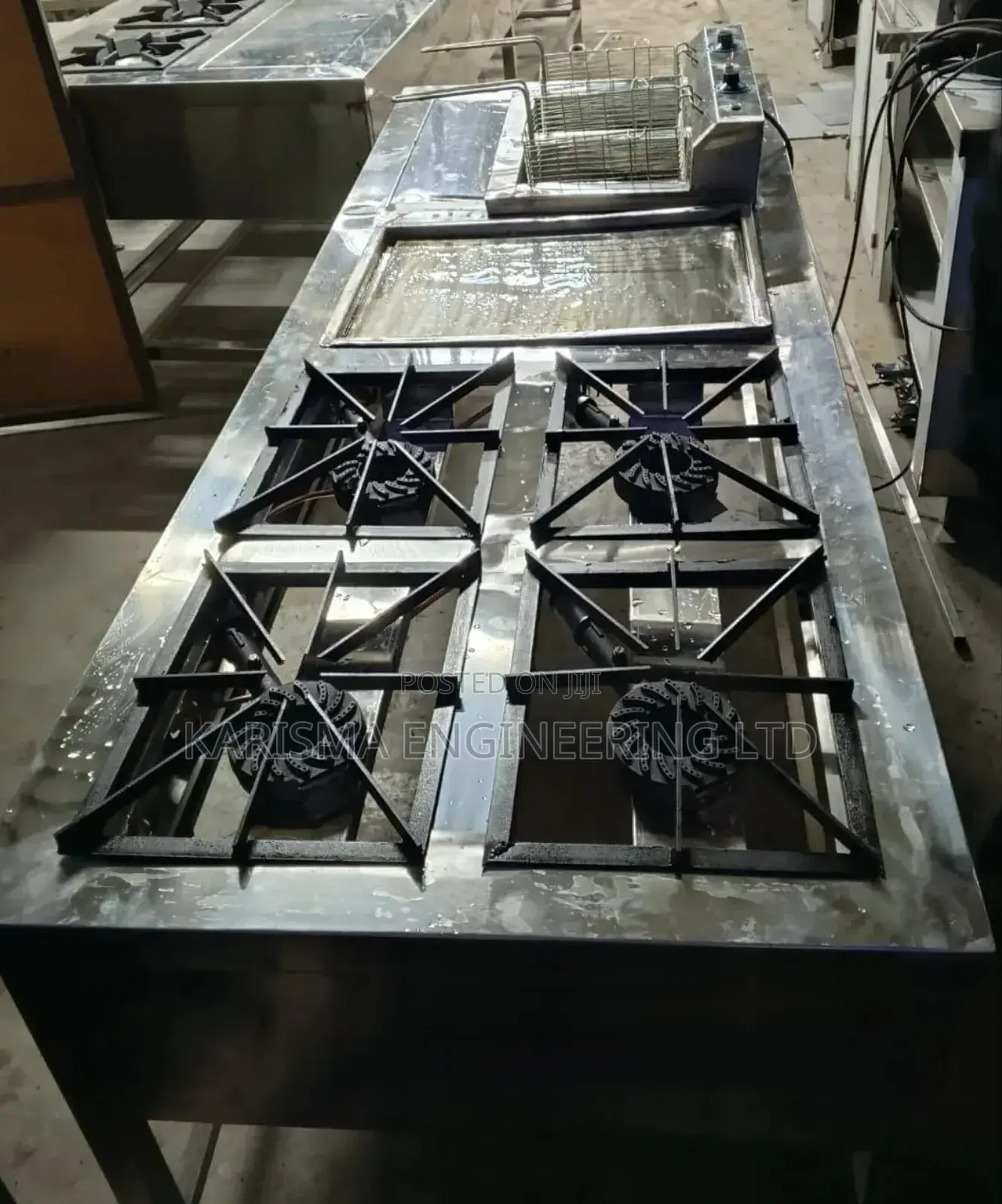 4 Burner Combined Cooker