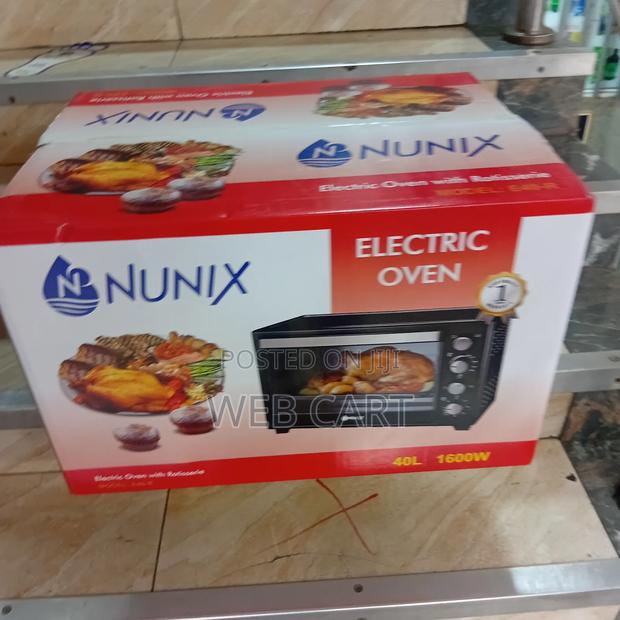 Nunix 40l Multipurpose Electric Oven – Baking Roasting