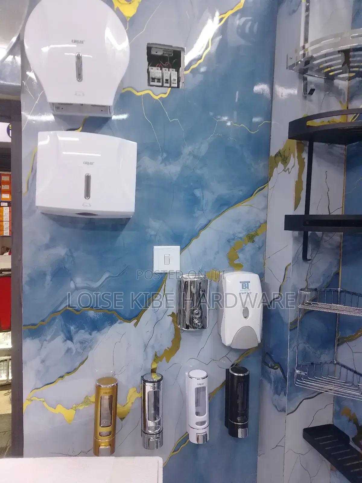 Tissue Holder Soap Dispenser Available