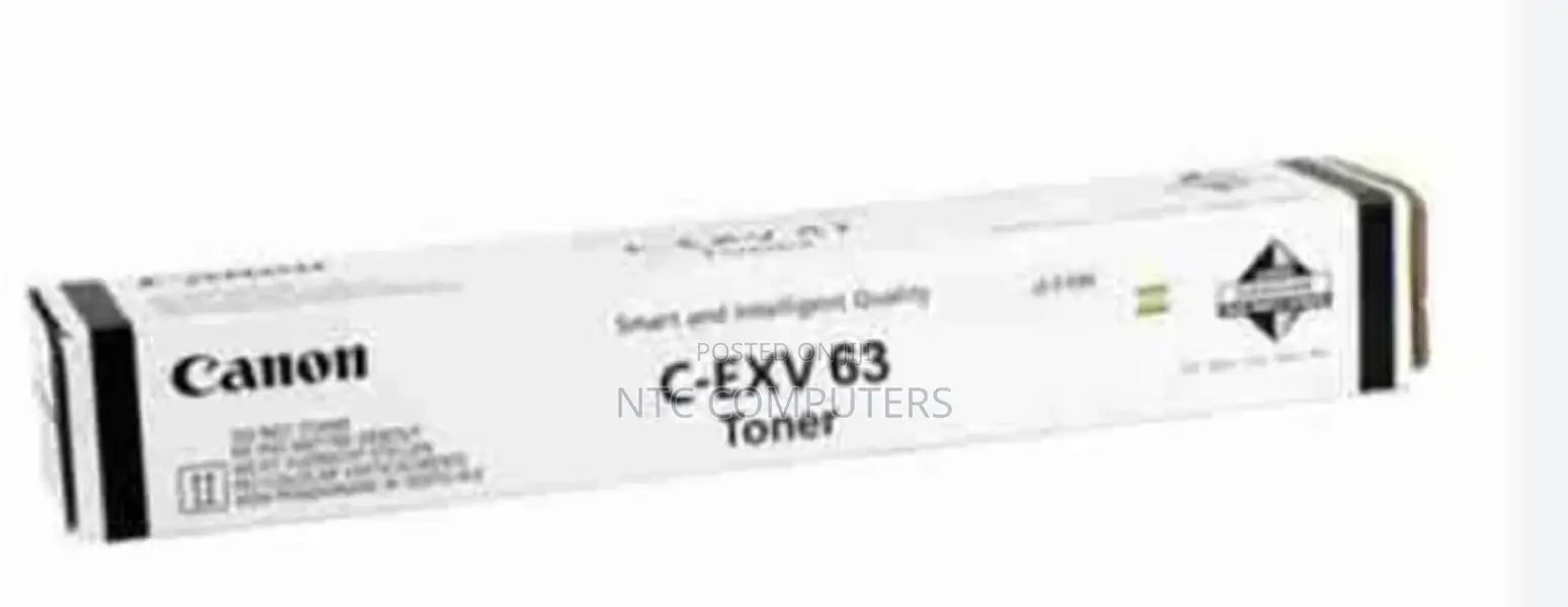 Canon C-Exv63 Black Toner Cartridge Yield 30,000 Pages