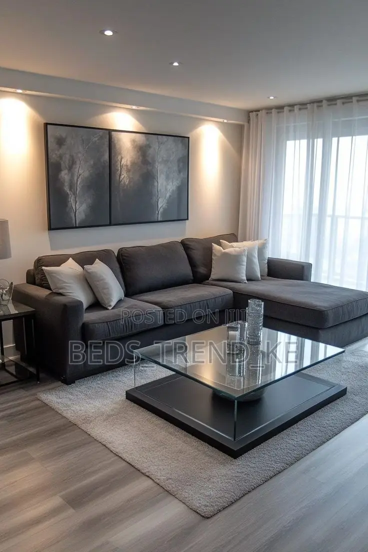 6 Seater L Seat Sofa