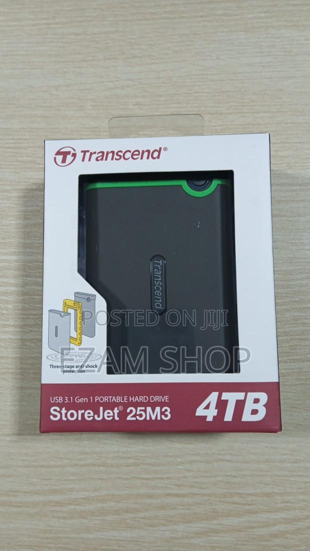 Transcend Storejet 25m3 4tb Usb 3.1 Gen 1 Portable Hard Driv