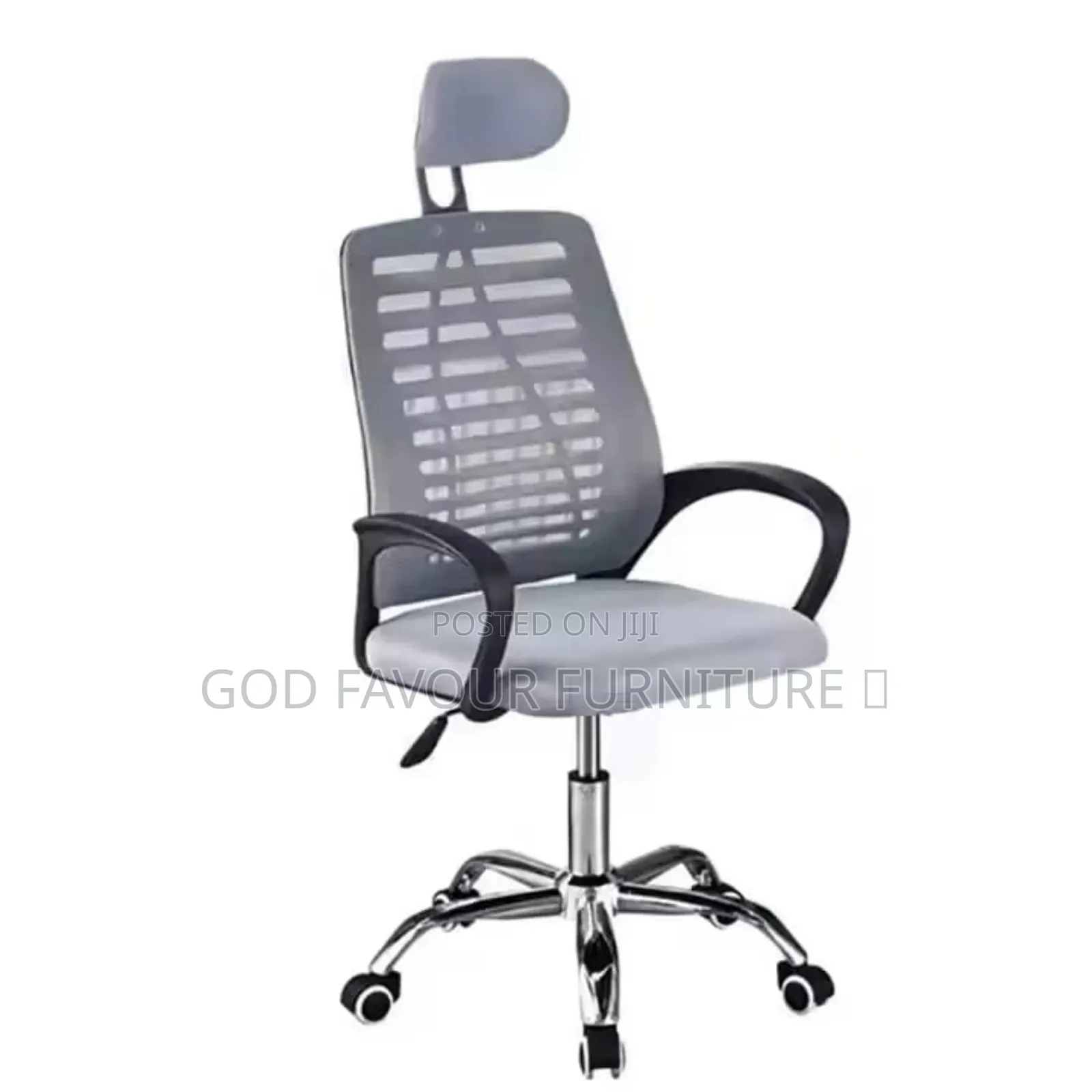 Gray Unique Design Headrest Office Chair Hj9k