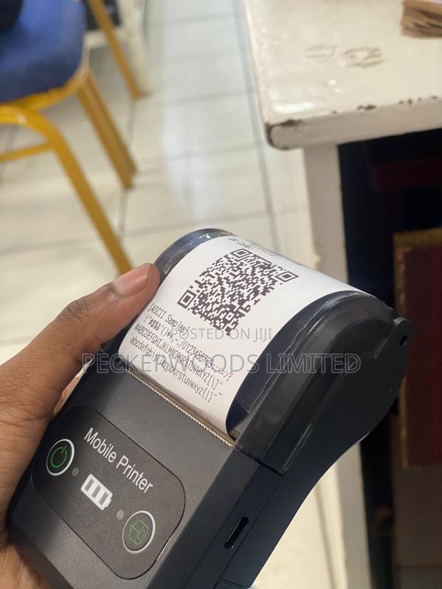 Compact Thermal Bluetooth Printer for Mobile Receipts