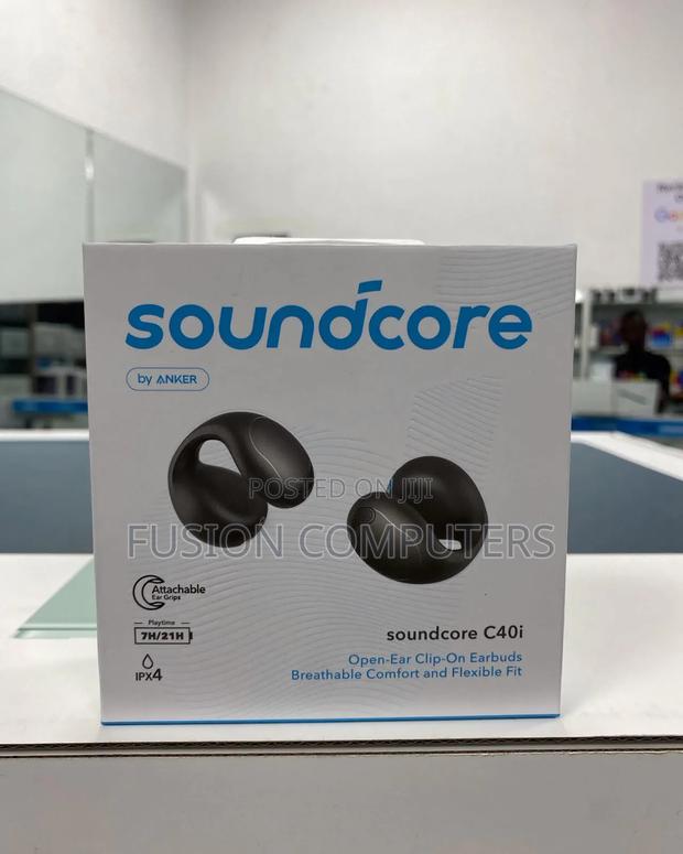 Soundcore C40i | Flexible and Comfortable Clip-on Earbuds