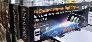 Lighting 2 in 1 | 1080p Security Camera+Ai Solar Camera