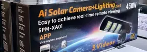 450w Ai Solar Camera + Lighting 2 in 1 Streetcamerra