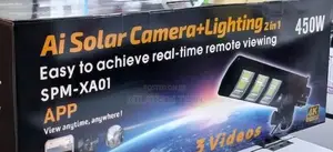 App Ai Solar Camera + Lighting 2 in 1 Solar Streetlights