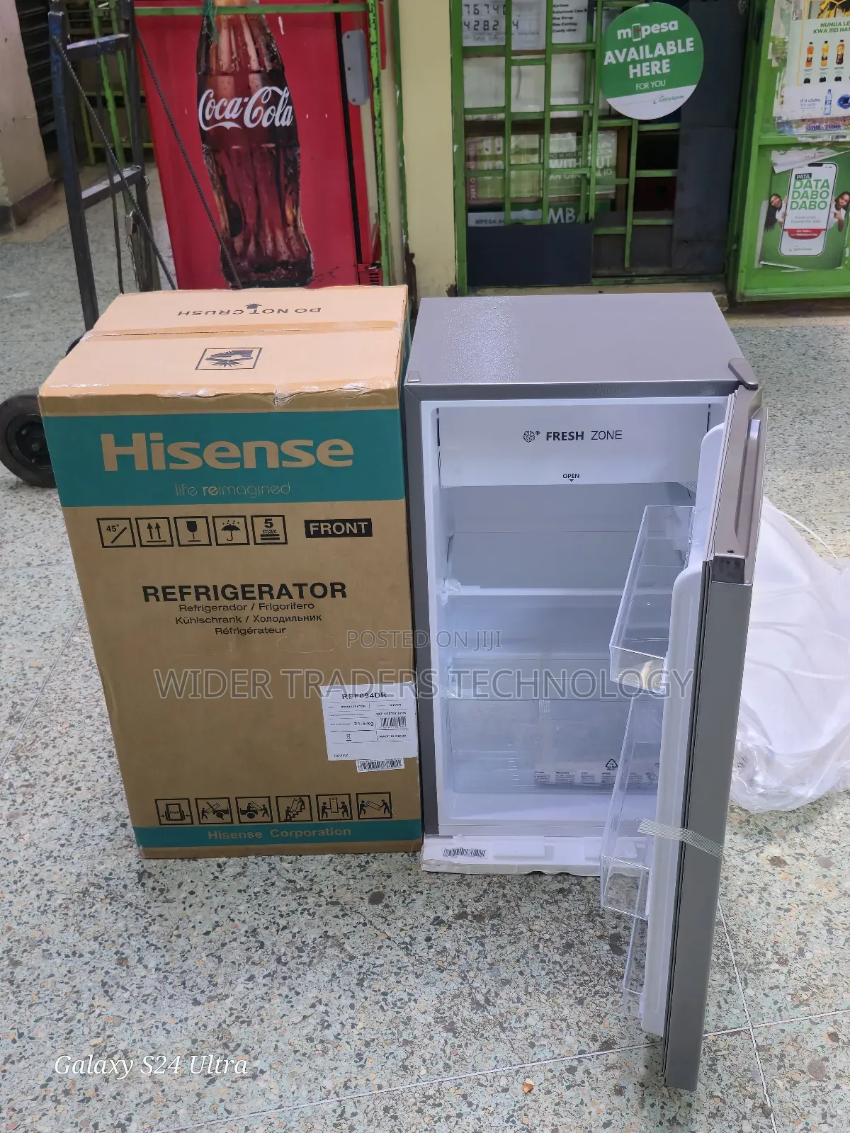 *Hisense 94litres Single Door Fridge