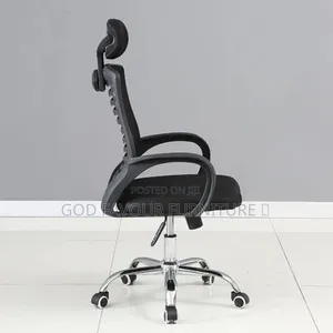 Black High Back Headrest Office Chair Qc8j