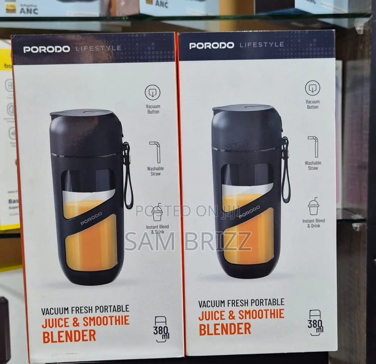 Porodo Vacuum Fresh Portable Juice and Smoothie Blender