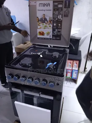 Mika 50 by 60 Cm 3gas and 1 Rapid Hotplate Button Ignition