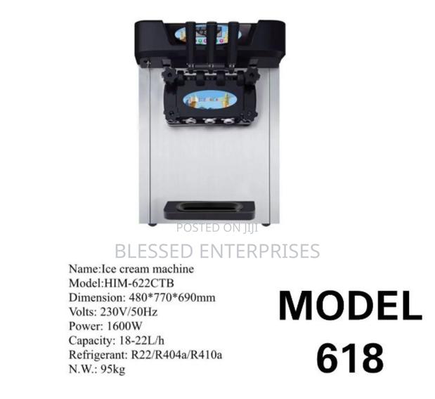 Modern Ice Cream Machine - main view