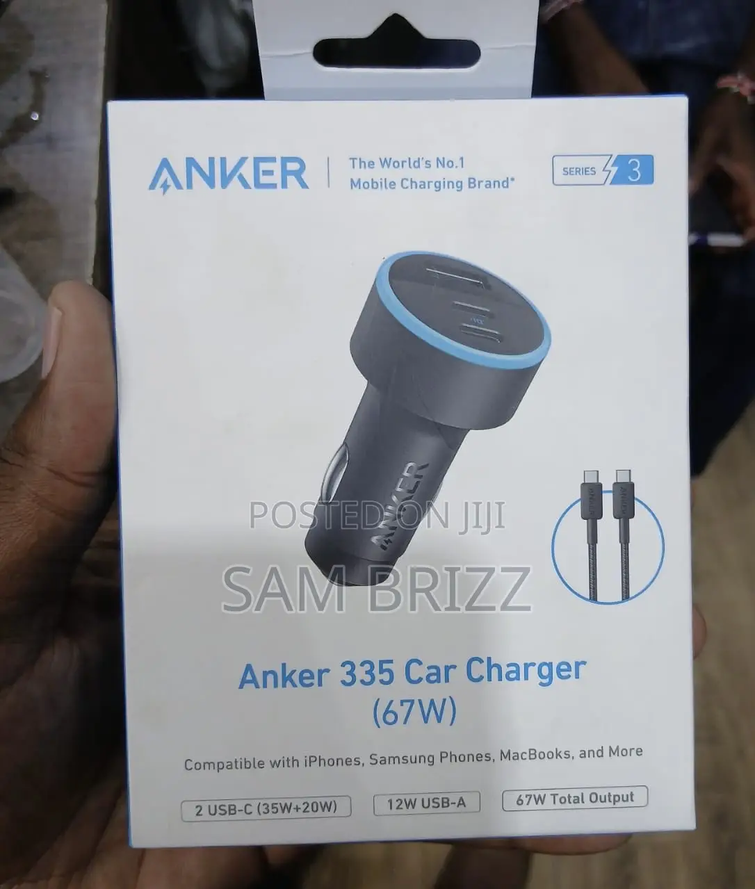 Anker 335 Car Charger 67w