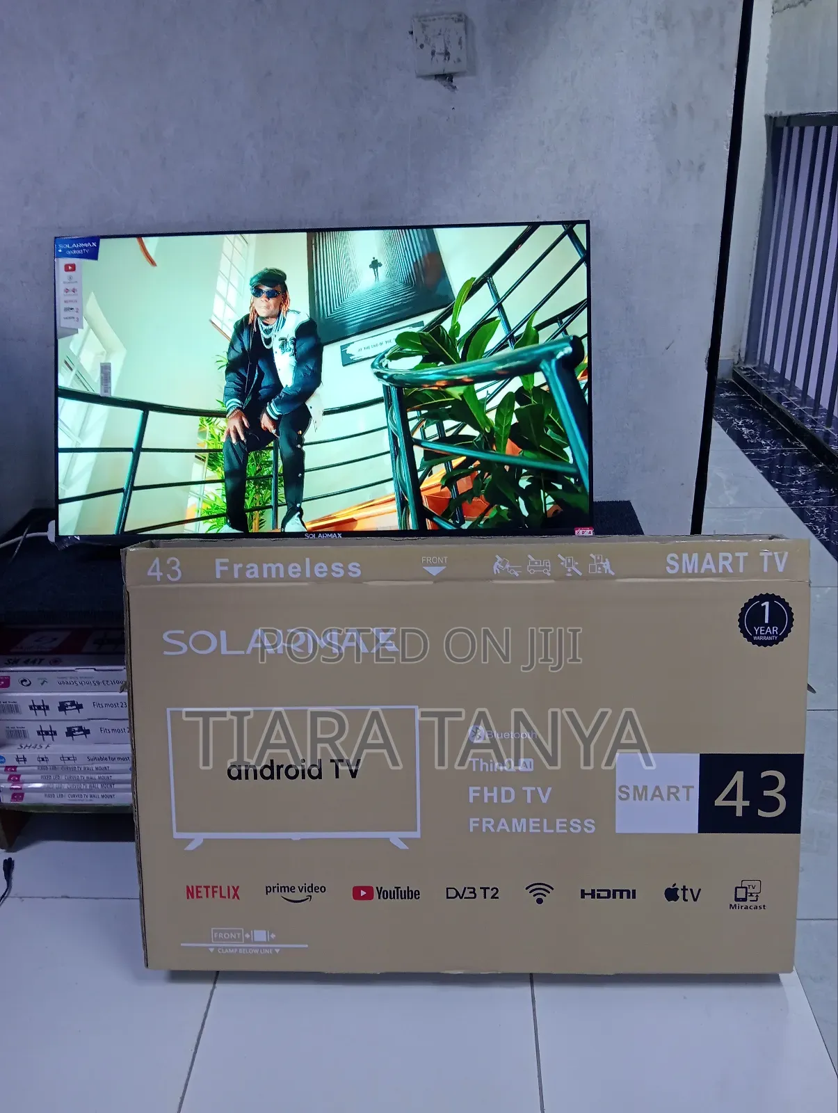 Solarmax 43" Smart Android Frameless Full Hd Tv