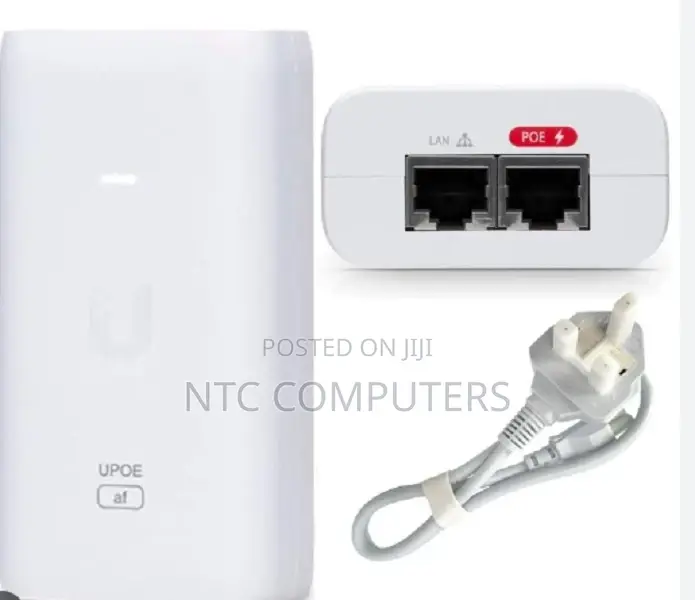 Ubiquiti Networks 48v Gigabit Poe Injector With Uk Power
