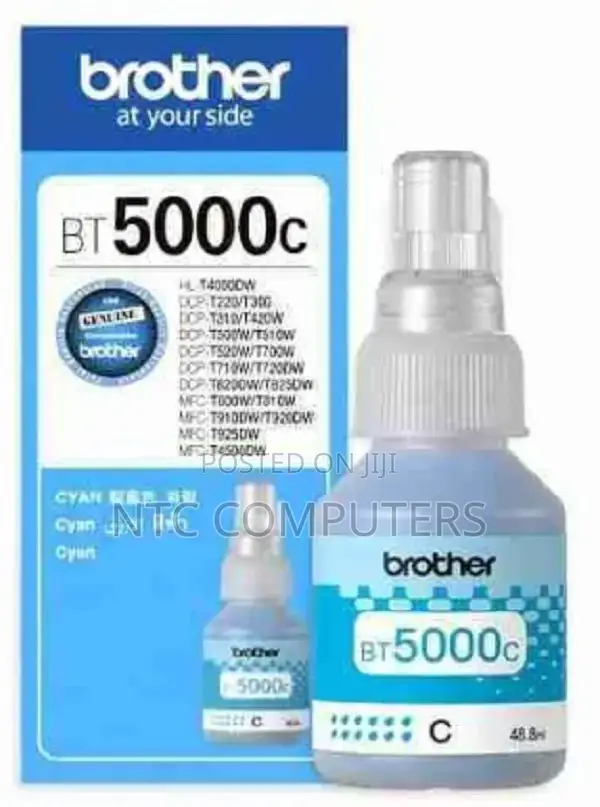 Brother Bt-5000c Cyan Ink Bottle 48.8ml