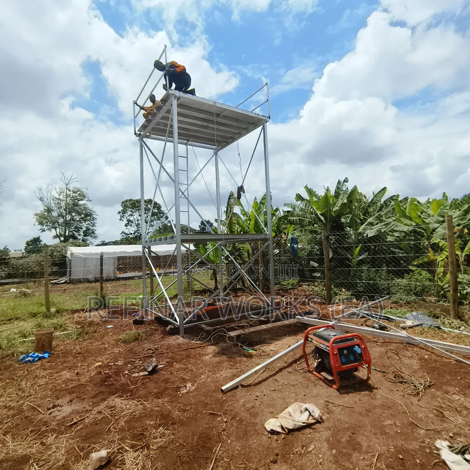 Water Towers for Remote Sites Camps