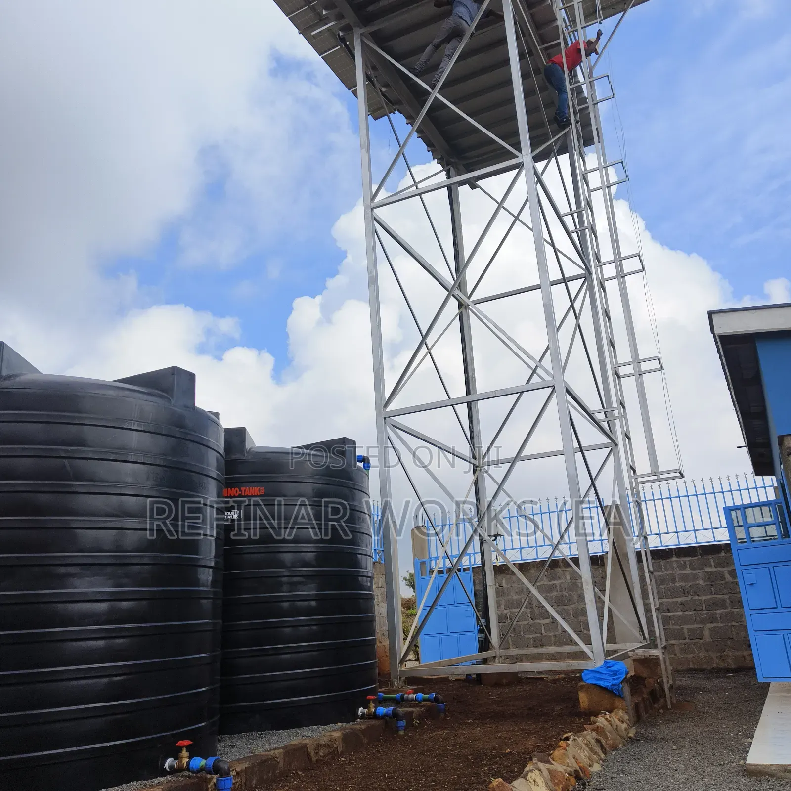 Water Towers for Remote Sites Camps