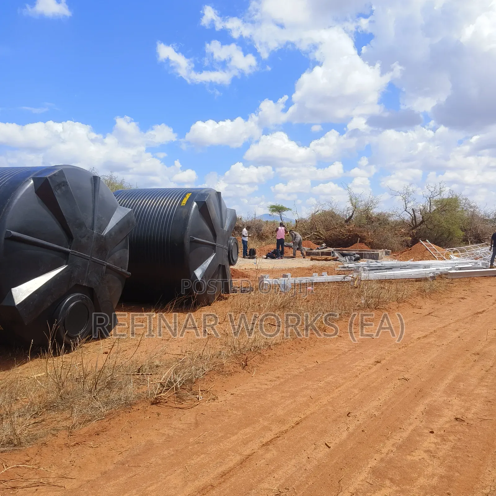Water Towers for Remote Sites Camps