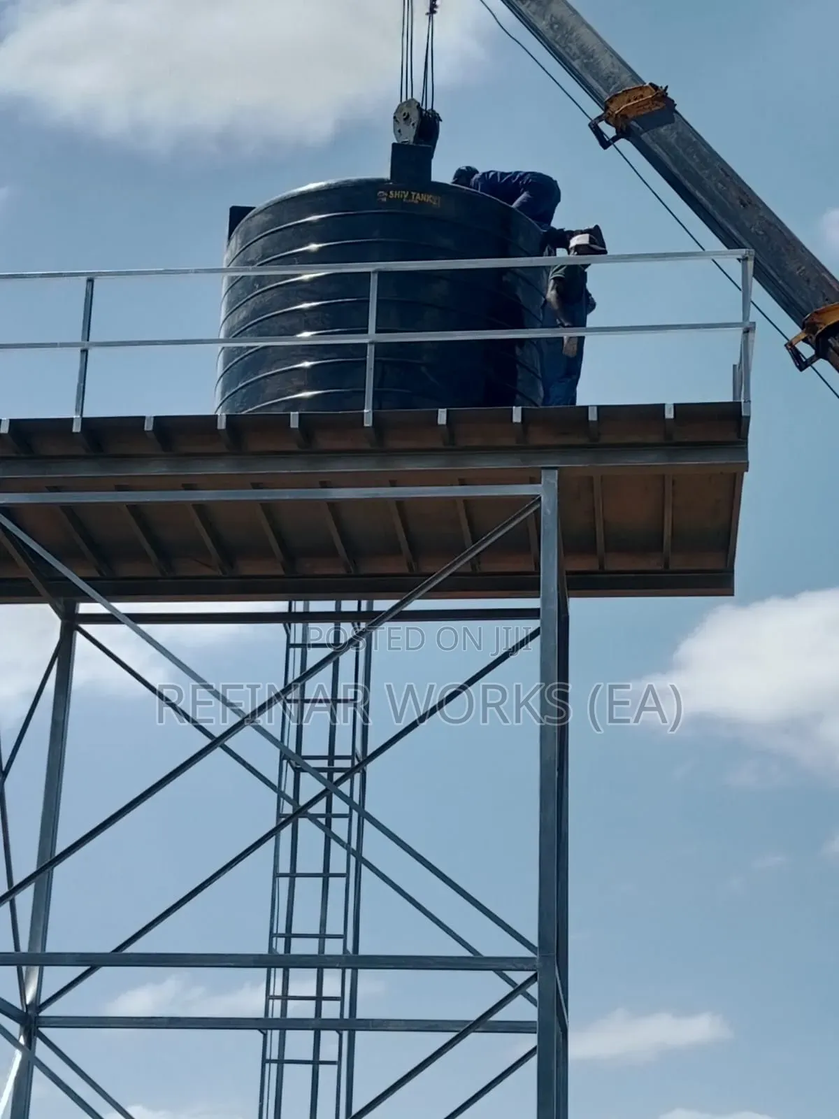 Water Towers for Remote Sites Camps