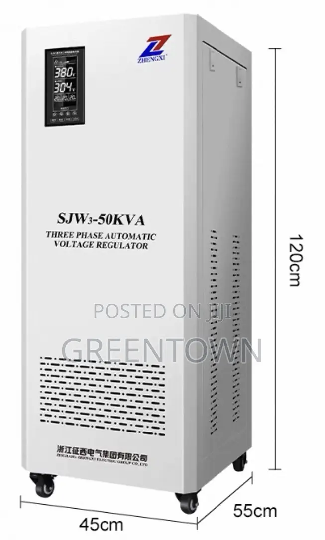 Three-Phase Automatic Voltage Stabilizer 50kva