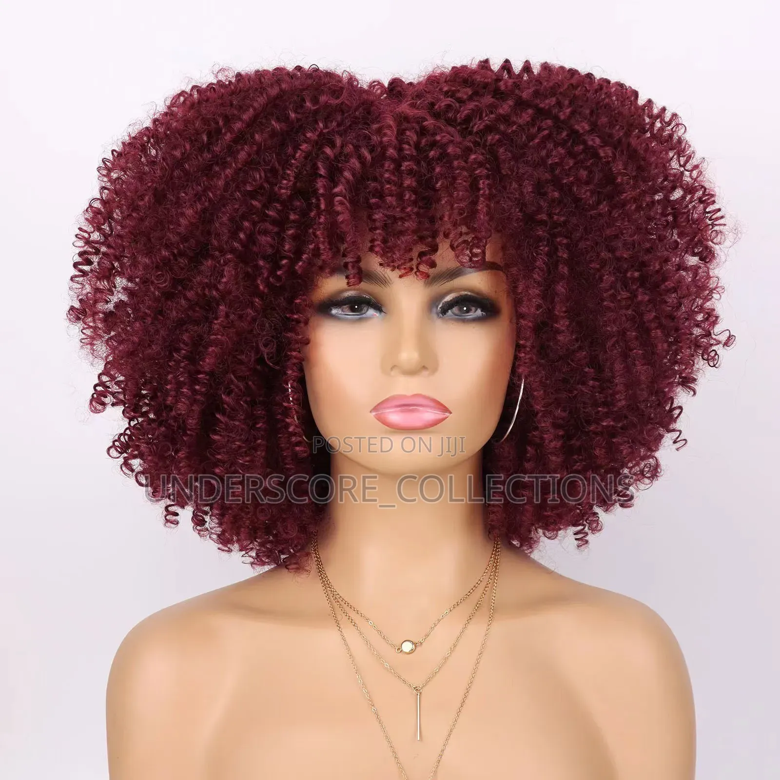 Baby Girl Wear and Go Maroon Wig