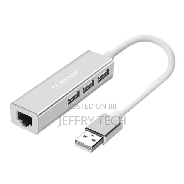 Ethernet Converter Multi-Ports 3 Usb2.0 100m Aluminum Alloy