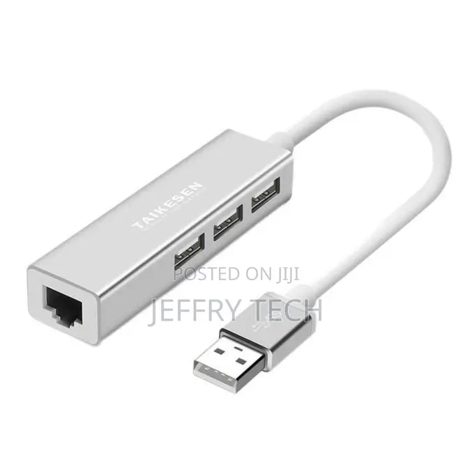 Ethernet Converter Multi-Ports 3 Usb2.0 100m Aluminum Alloy
