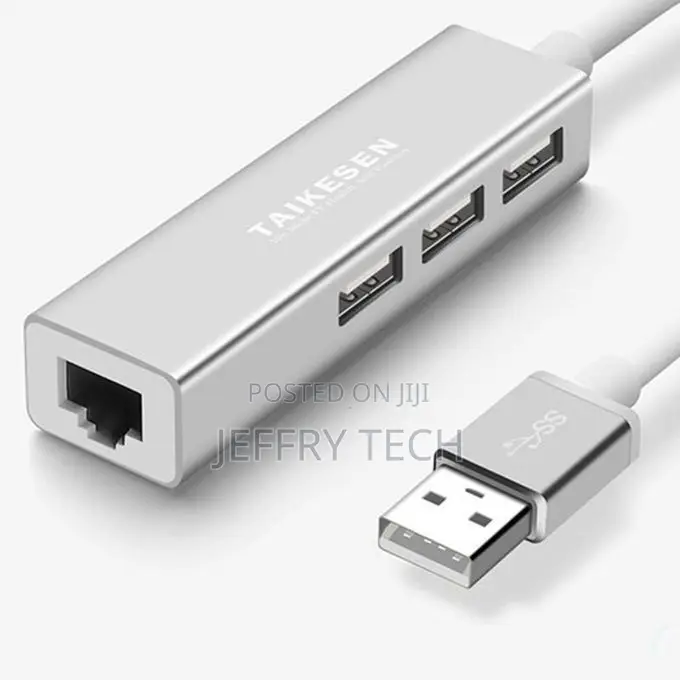 Ethernet Converter Multi-Ports 3 Usb2.0 100m Aluminum Alloy