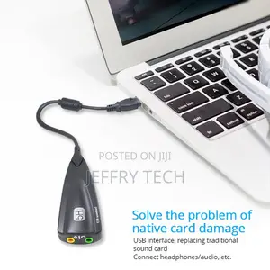 External Usb Sound Card 7.1 Adapter 5hv2 Usb 3d Audio Adapt