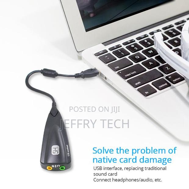 External Usb Sound Card 7.1 Adapter 5hv2 Usb 3d Audio Adapt - thumbnail 2