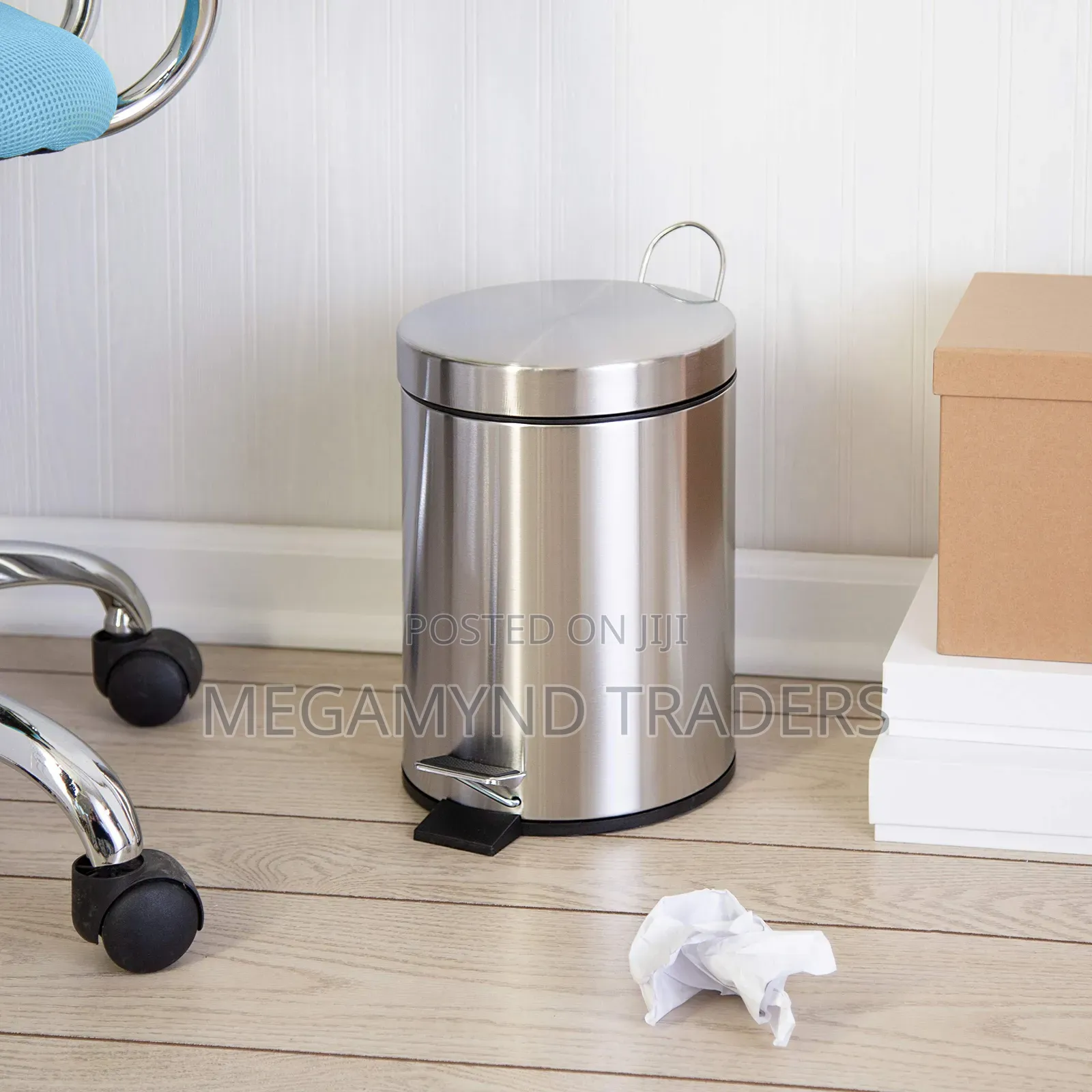 20 LTR Stainless Steel Pedal Bin / Waste Bin Steel