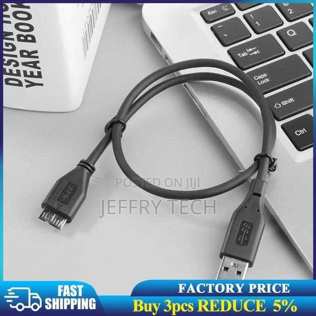Type a Male Usb 3.0 Micro B Male Cable for Hard Drive Disk - thumbnail 4