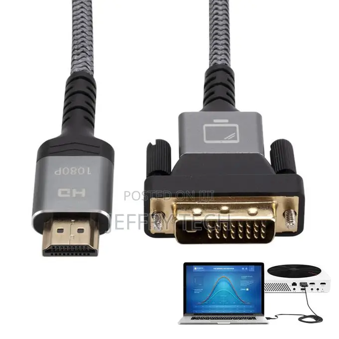 H Dmi to Dvi Cable 24+1 Bi-Directional Conversion Gold Plate
