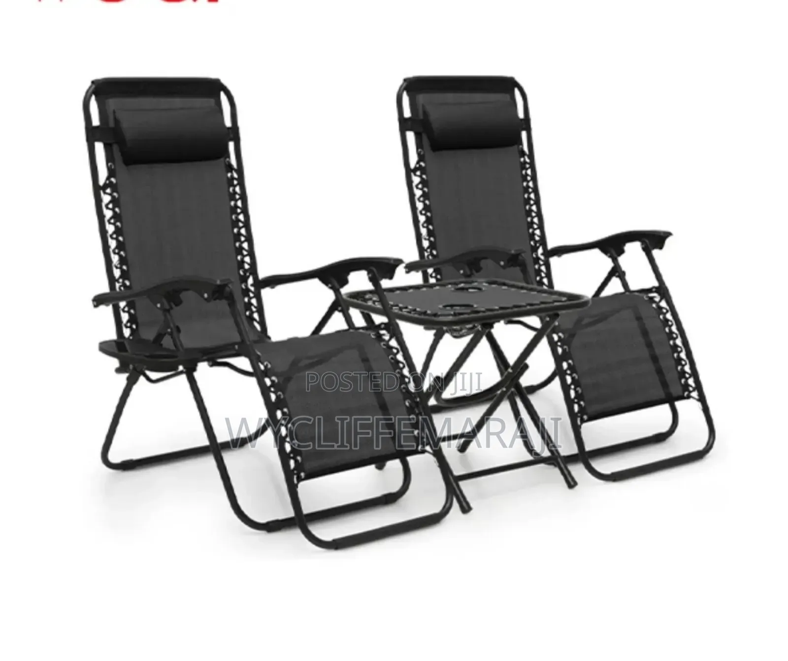 Foldable Zero Gravity Recliner Chair Seat With Pillow