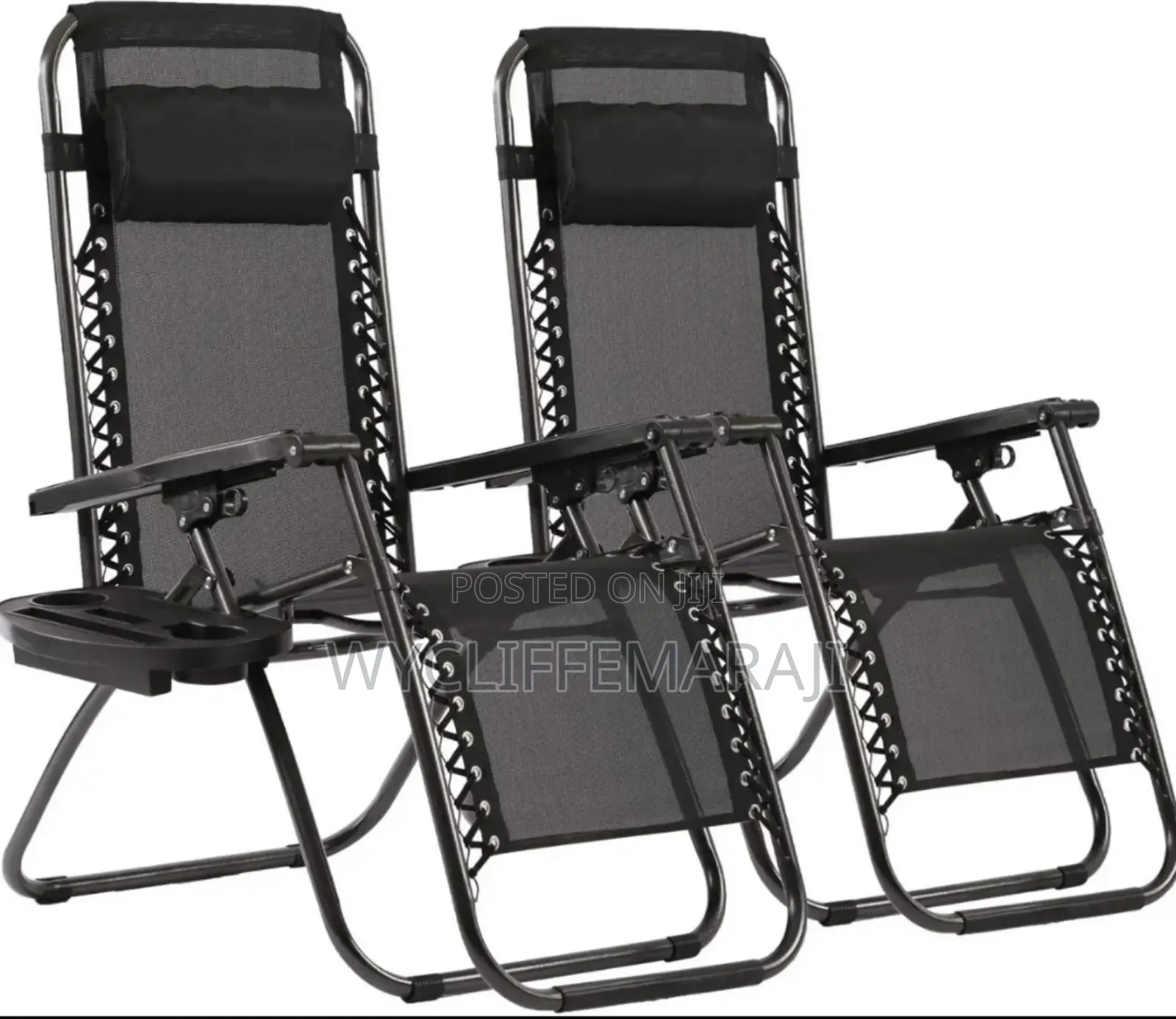 Foldable Zero Gravity Recliner Chair Seat With Pillow