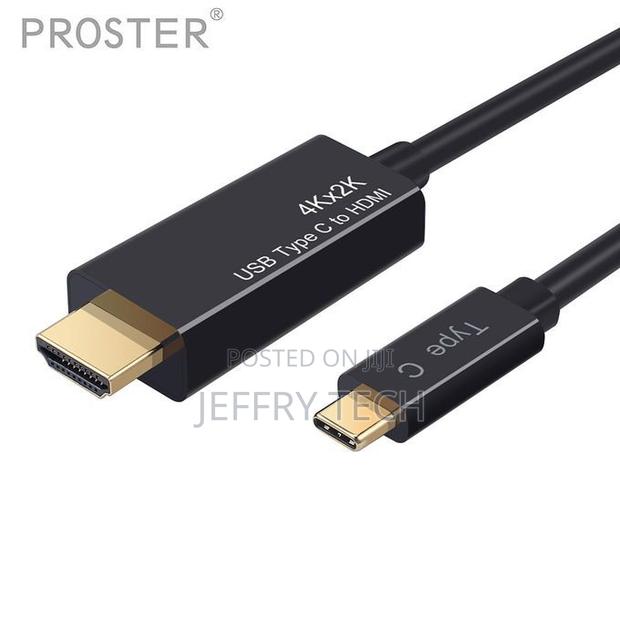 Usb C to Hdmi Thunderbolt 3 Compatible 30hz Cable 3mtr - main view