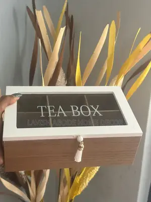 Tea Bag Holder Organizer Wooden