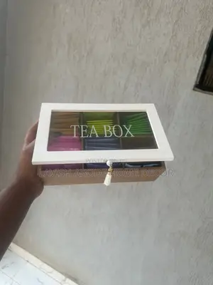 Tea Bag Holder Organizer Wooden