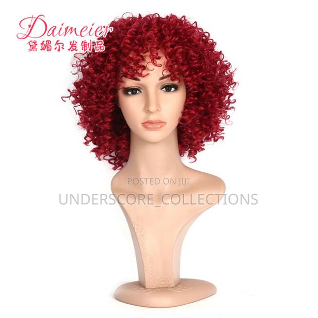 Maroon Short Wig - main view