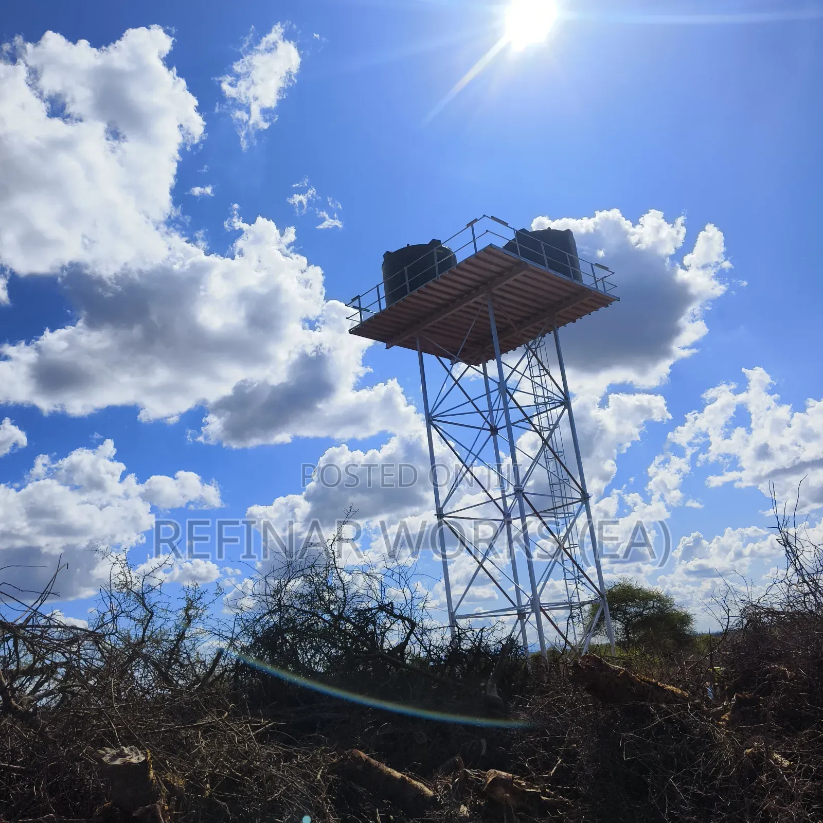 Steel Towers Backed by Structural Engineering