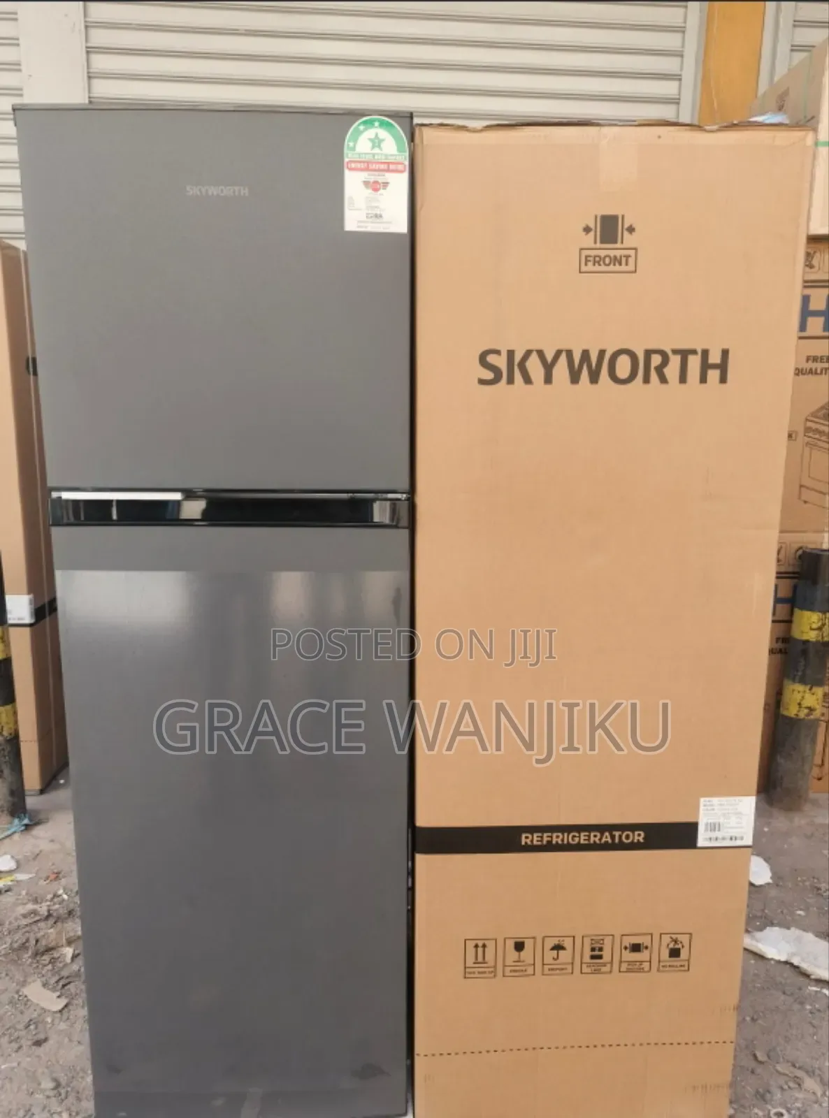 Skyworth 280 Litres Double Door No Frost Refrigerator