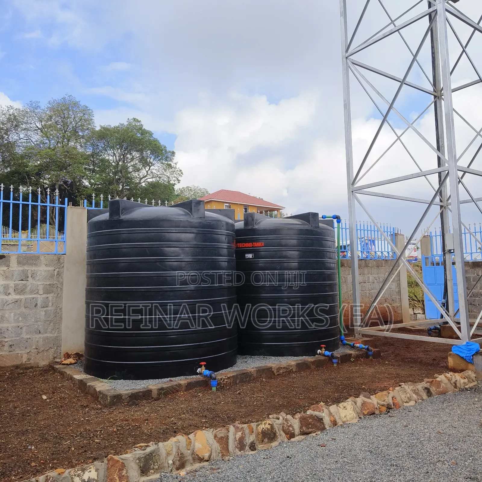 Water Towers With Low-Maintenance Design