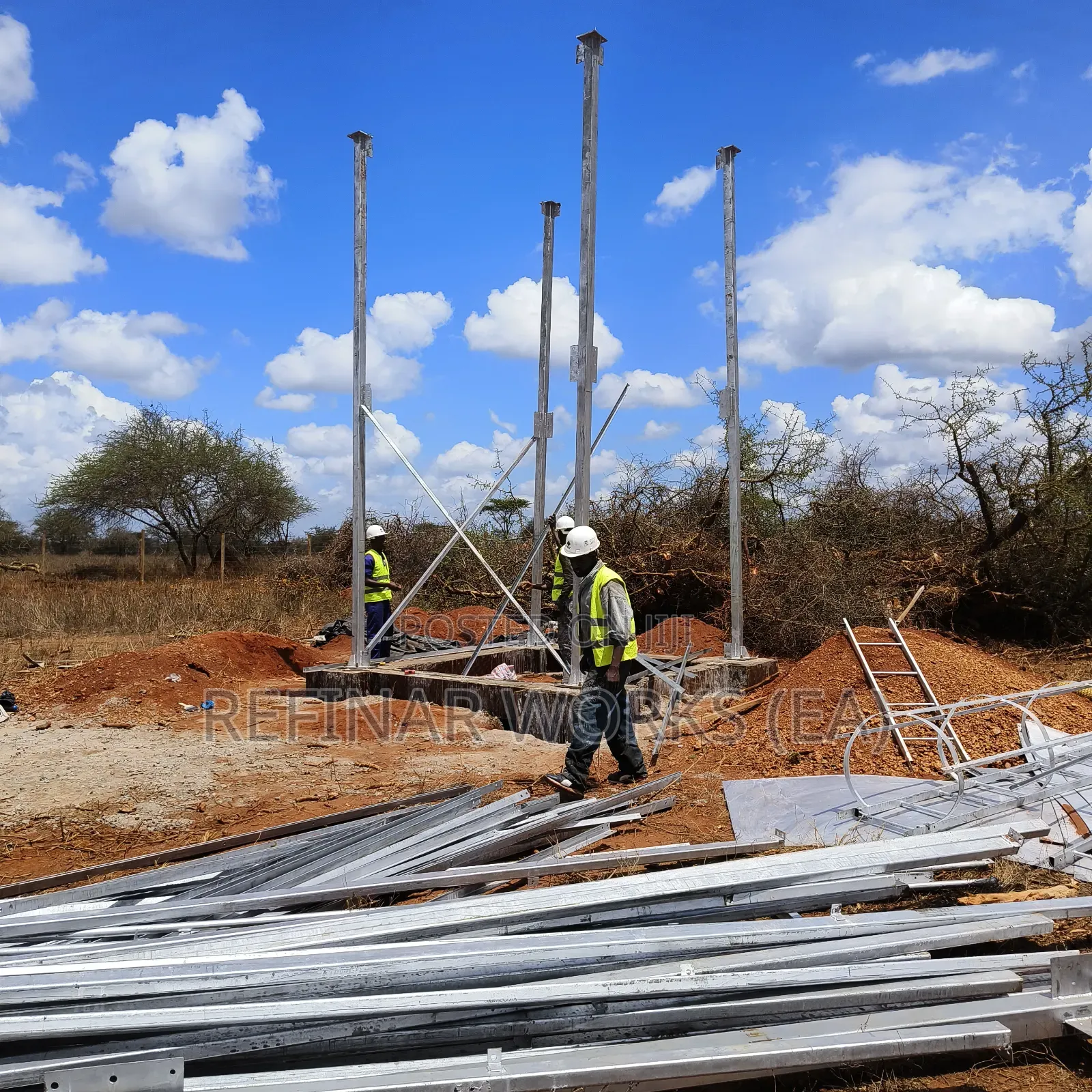 Standard And Custom Steel Water Tower Stands