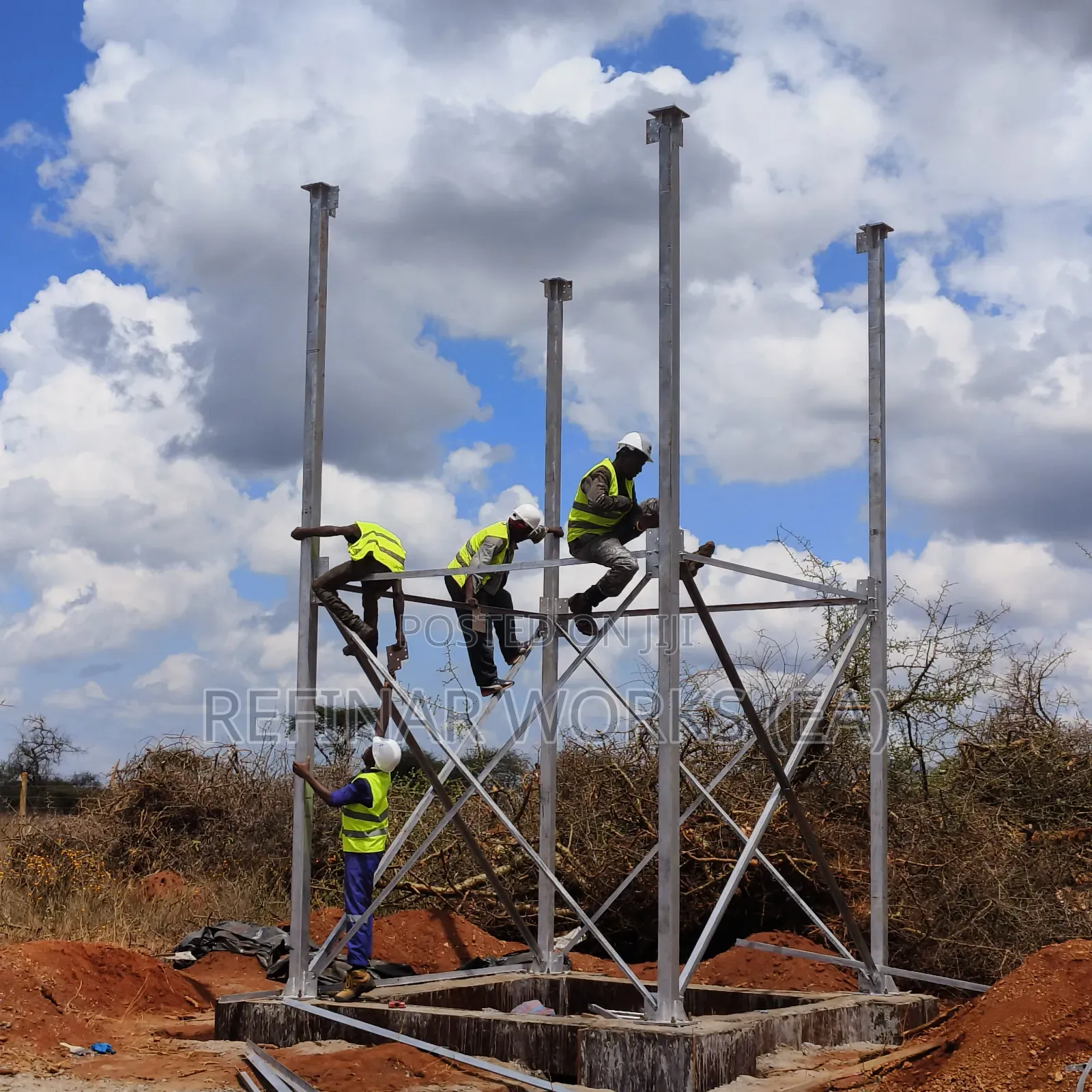 Standard And Custom Steel Water Tower Stands