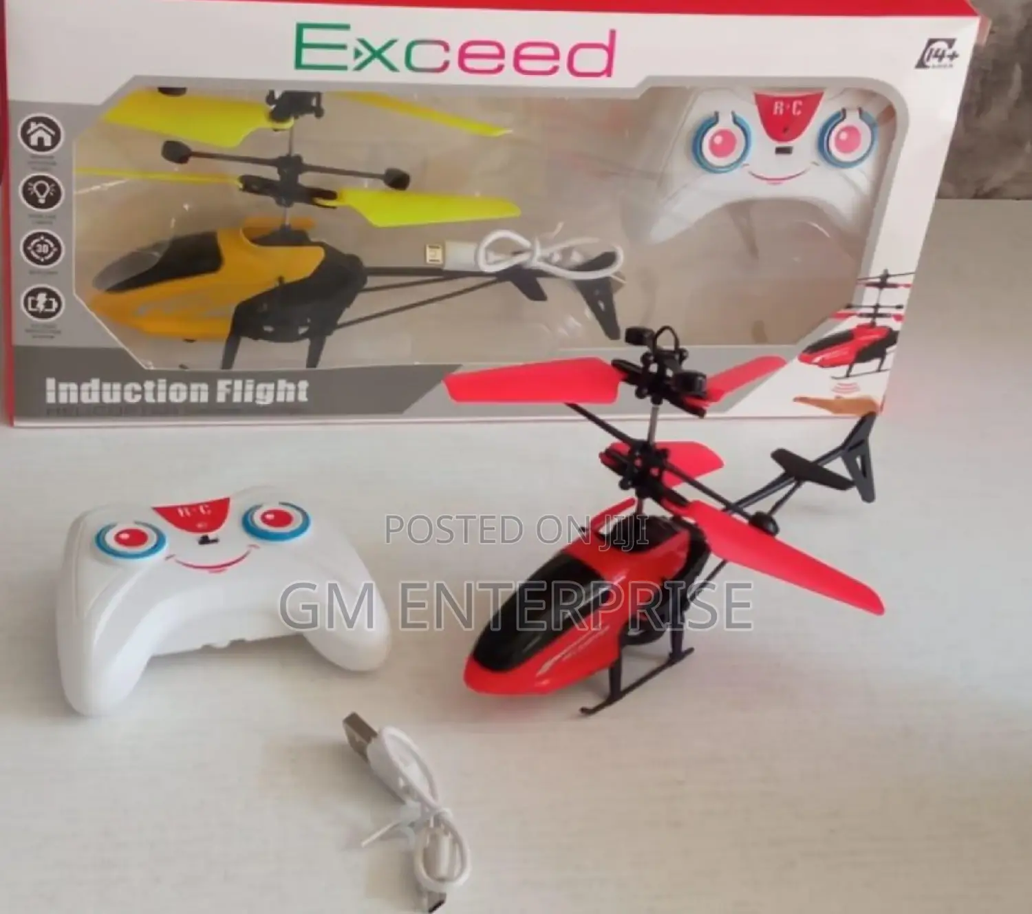 Rechargeable Remote Controlled Mini Helicopter.